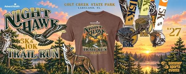Night Owl 5K - Coyote 10K - Nighthawk 15K Challenge