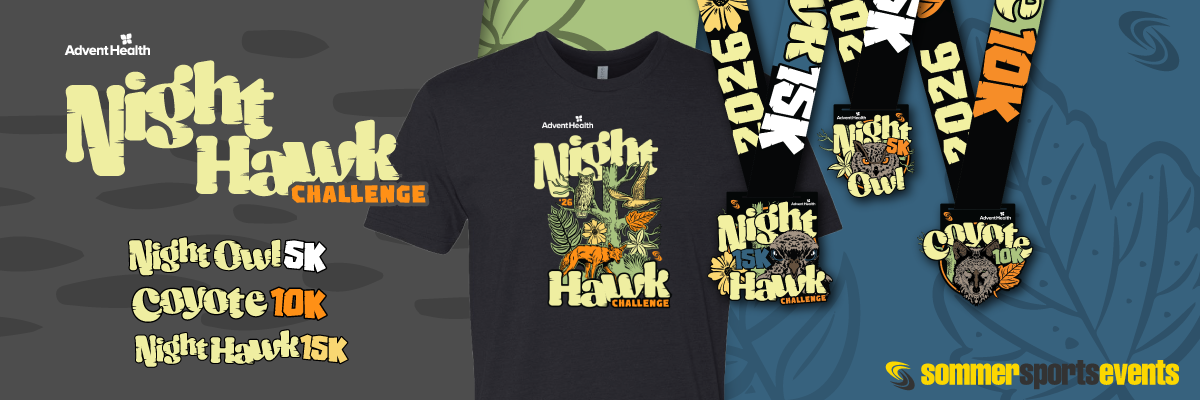 Night Owl 5K - Coyote 10K - Nighthawk 15K Challenge