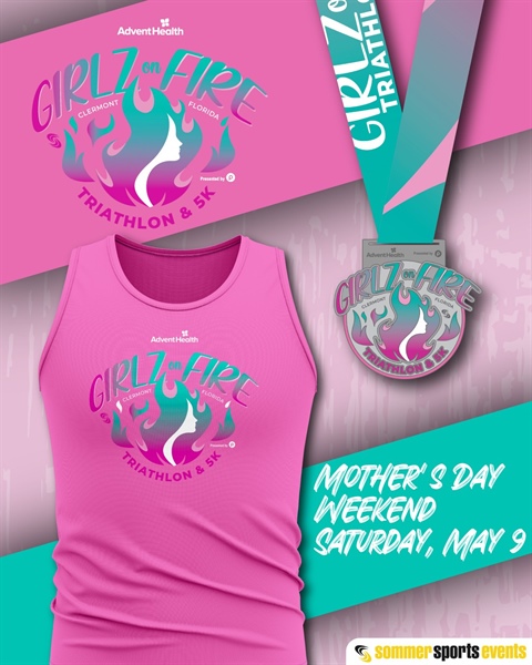 AdventHealth Girlz on Fire Sprint Triathlon & 5K