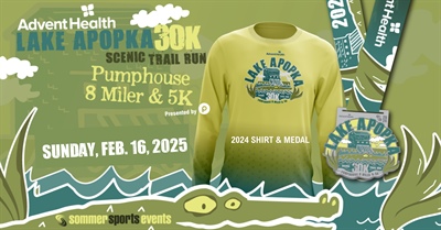 AdventHealth Lake Apopka Scenic Trail 30K Run, Pumphouse 8 Miler & 5K