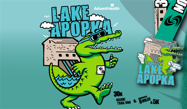 AdventHealth Lake Apopka Scenic Trail 30K Run, Pumphouse 8 Miler & 5K