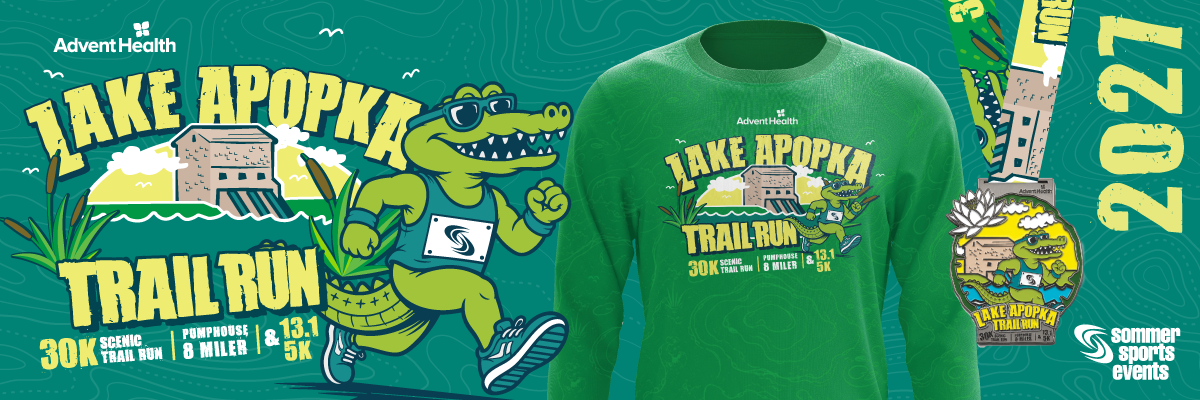AdventHealth Lake Apopka Scenic Trail 30K Run, 8 Miler & 5K - 8 Mile Run